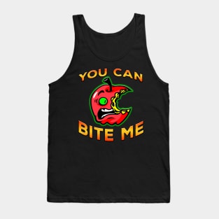 You Can Bite Me Apple Orange Tank Top